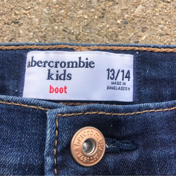 Abercrombie Kids Bootcut Jeans - Girls Size 13/14 - Picture 4 of 6